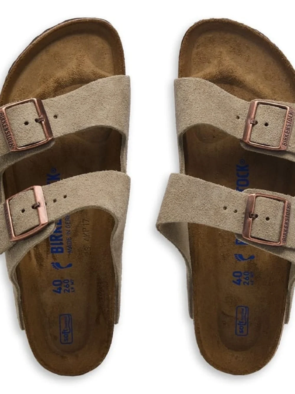 😎 Birkenstocks Arizona taupe suede